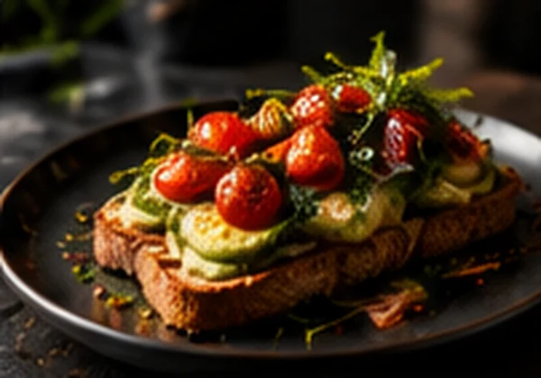Fresh café brunch