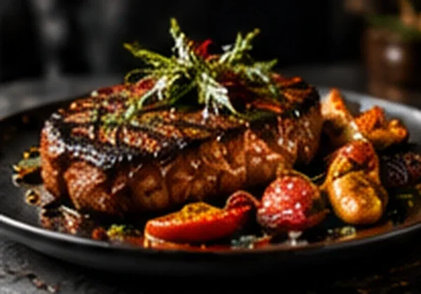 Bistro-style grilled main dish